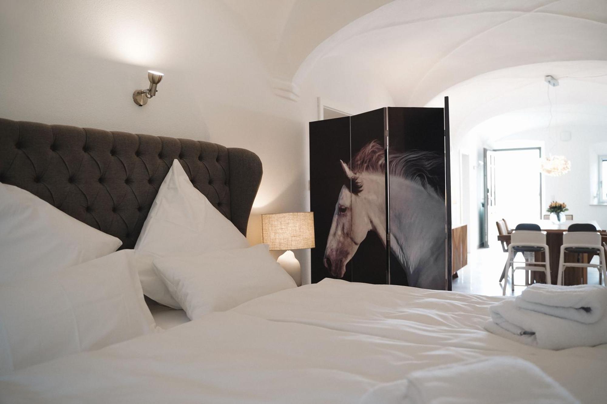 Black Horse Family Apartment - Barrierearm - Pfotenglueck - Familienzeit By Loewenherz Homes Stephanskirchen Extérieur photo